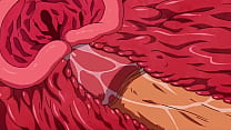 Жопастая белокурая шлюха гарцюет на огромном пенисе получая неминуемое удовлетворение